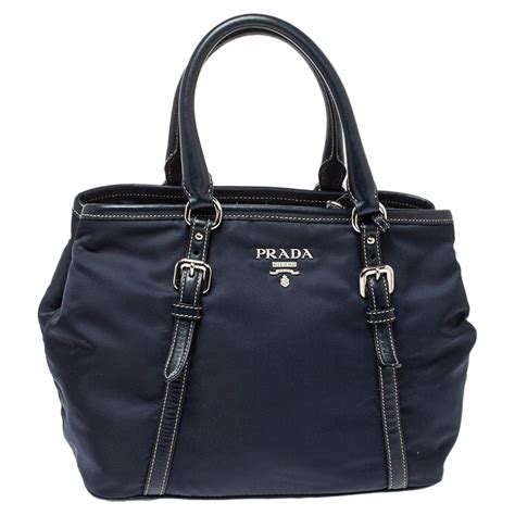 blue prada handbag|blue prada nylon bag.